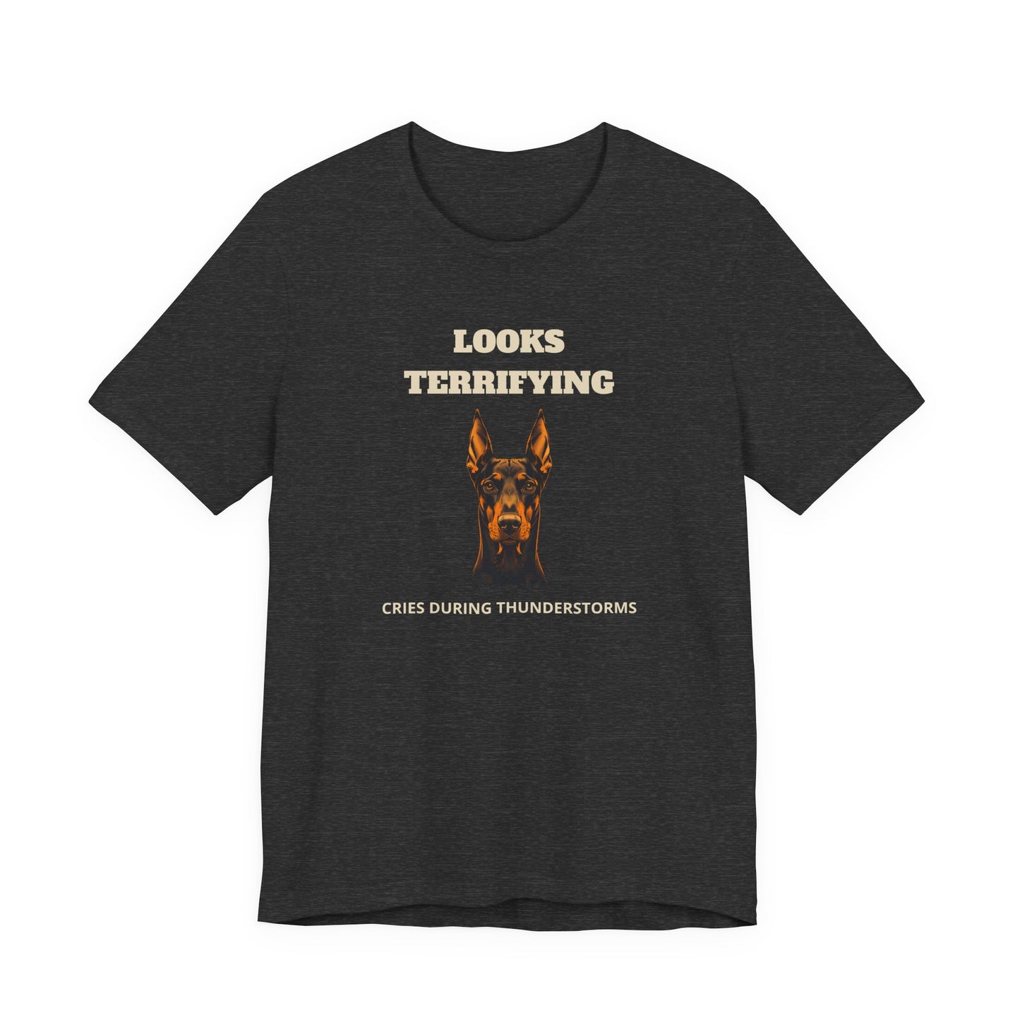 Doberman Looks Terrifying T-Shirt - view 17