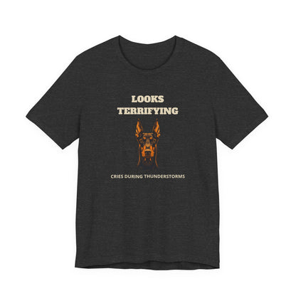 Doberman Looks Terrifying T-Shirt - view 17