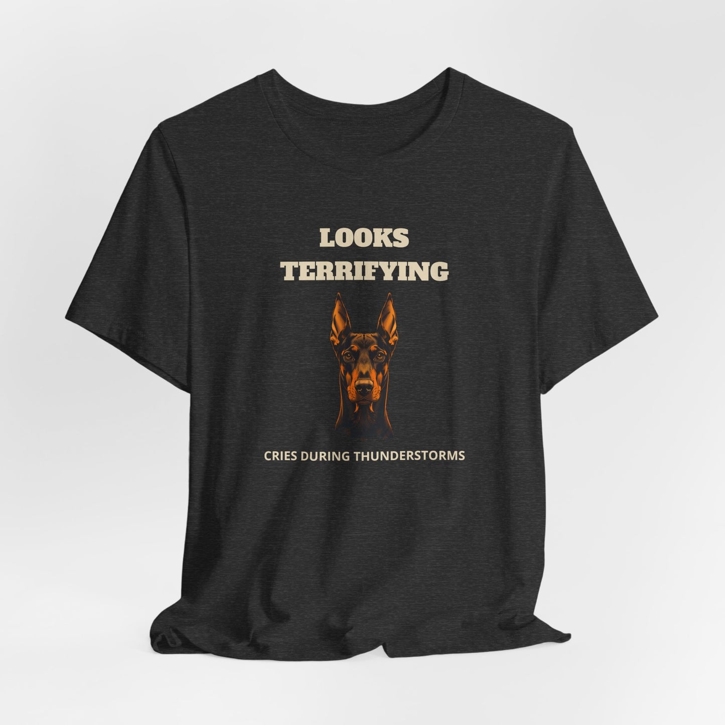 Doberman Looks Terrifying T-Shirt - view 21