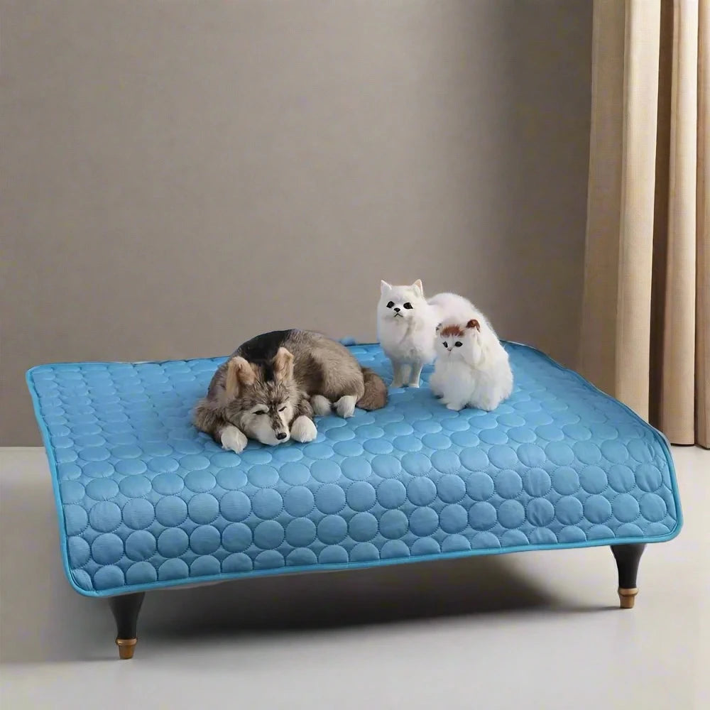 Dog and cat cooling mat — colour and size options — SniffWaggleNWalk