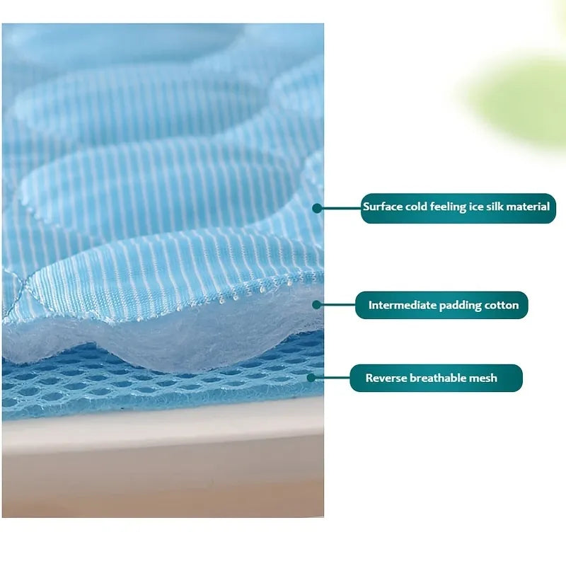 Dog and cat cooling mat — product detail view — SniffWaggleNWalk