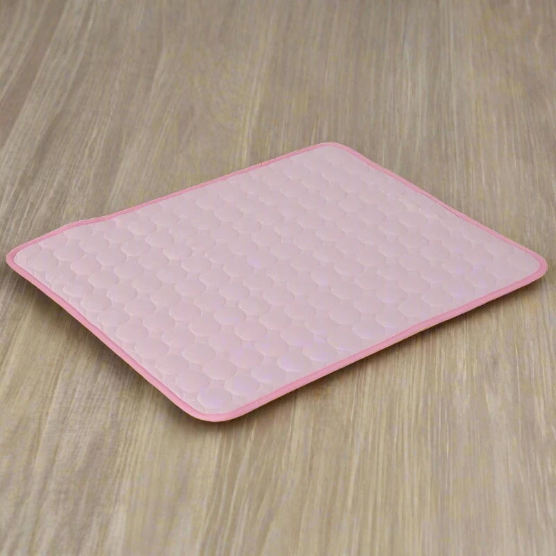 Dog and cat cooling mat — product detail view — SniffWaggleNWalk