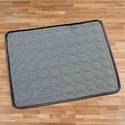Dog and cat cooling mat — product detail view — SniffWaggleNWalk