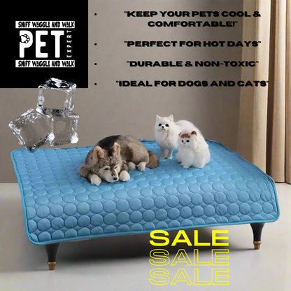 Dog and cat cooling mat — main product photo — SniffWaggleNWalk