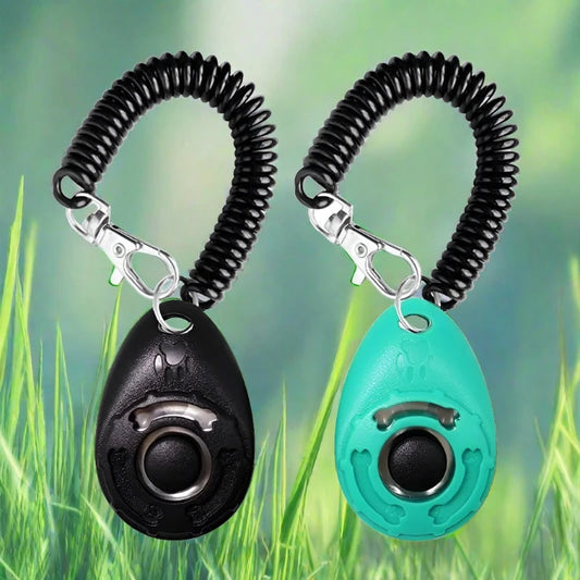 Dog Training Clicker with adjustable wrist strap, dog training tool — SniffWaggleNWalk