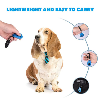 Dog Training Clicker with adjustable wrist strap, dog training tool — SniffWaggleNWalk