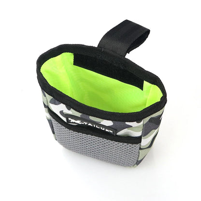 Dog Training Treat Pouch — hands-free belt clip pouch with wipeable liner, main view — SniffWaggleNWalk