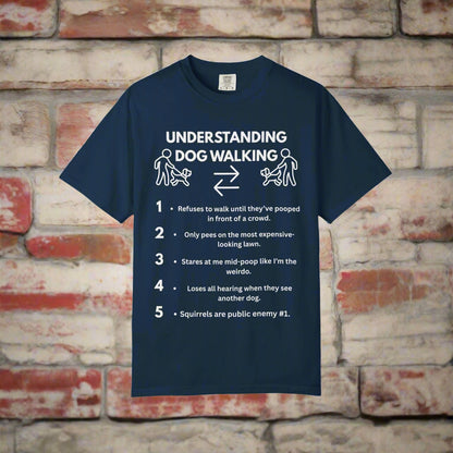 Dog Walk Diaries dog walking routine slogan design detail