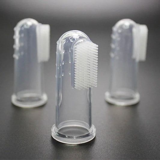 Super Soft Pet Finger Toothbrush. - Sniff Waggle And Walk