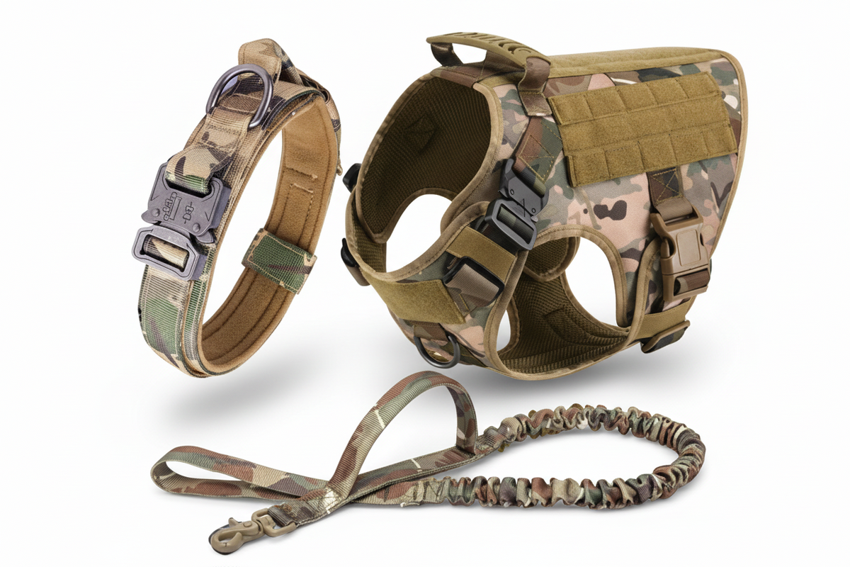 tactical dog collar and harness