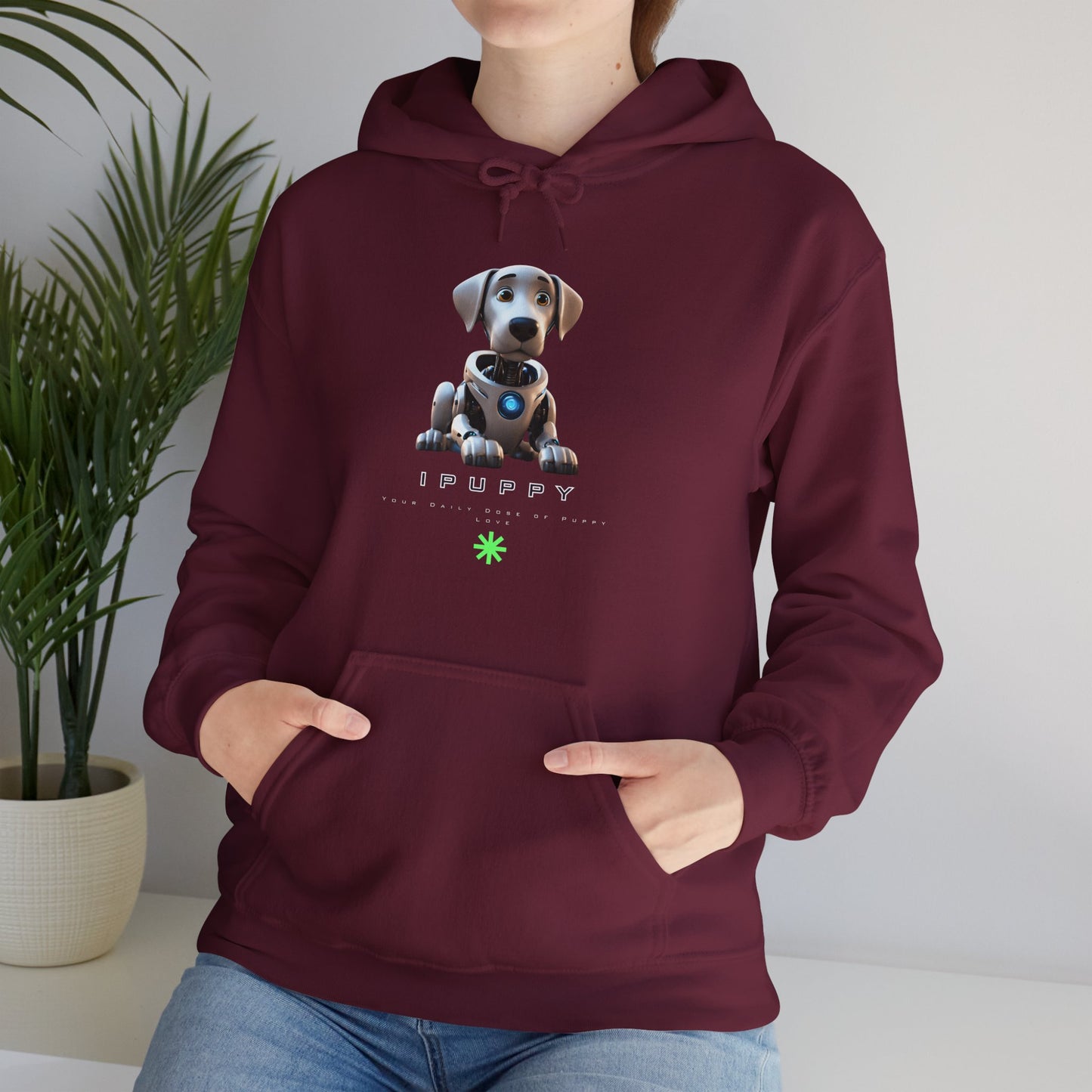 Cute iPuppy Graphic Unisex Hoodie-Perfect Gift for Dog Lovers- 2-3 days delivery