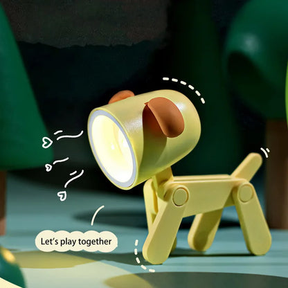 LED dog shaped light yellow - Sniff Waggle And Walk