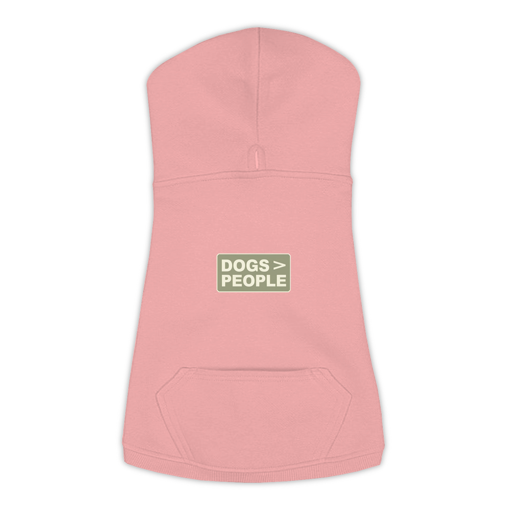 Dogs > People Dog Hoodie — Mauvelous, Large Sizes (L-3XL)