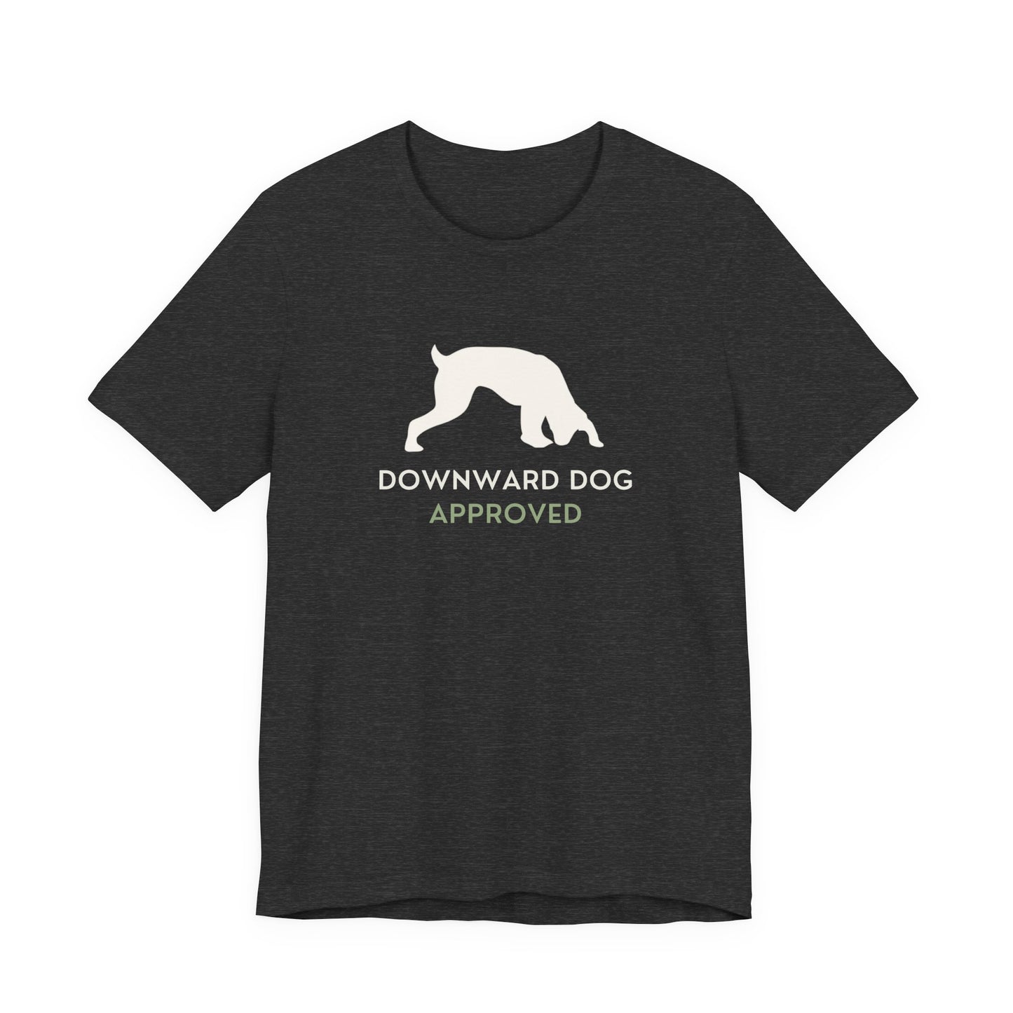 Downward Dog Approved yoga dog t-shirt sleeve detail
