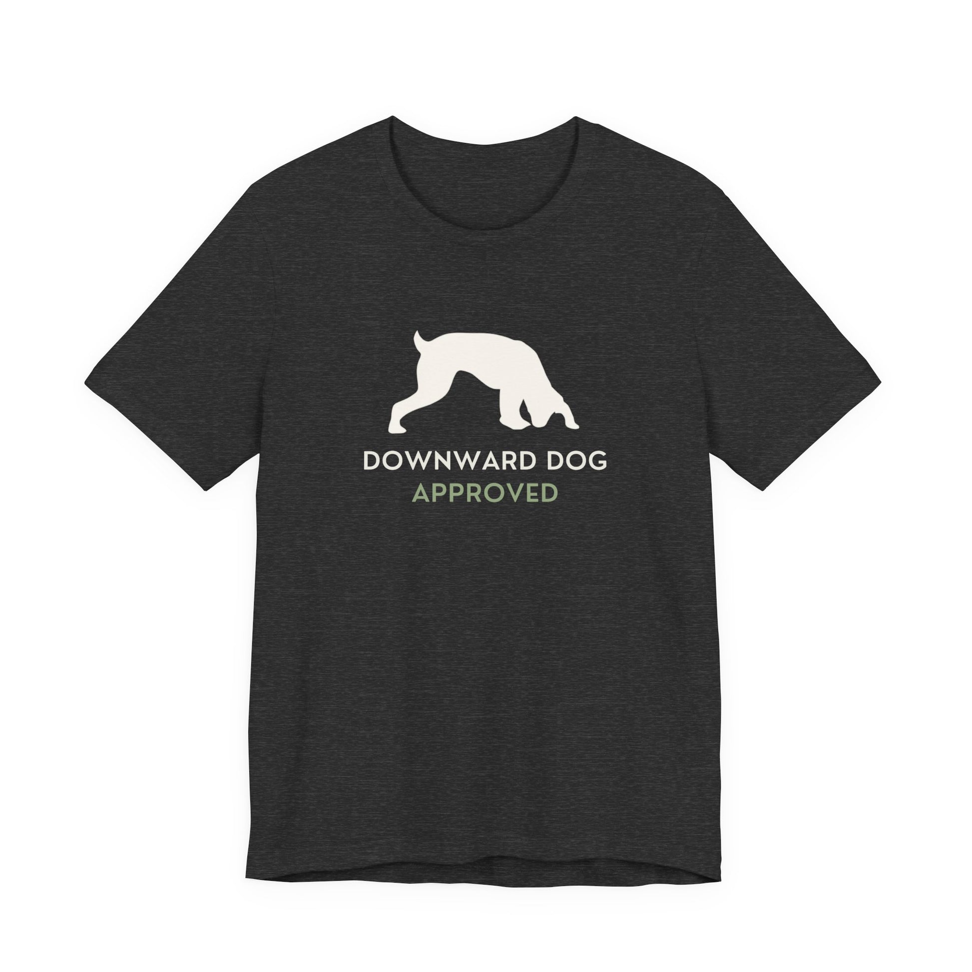 Downward Dog Approved yoga dog t-shirt sleeve detail