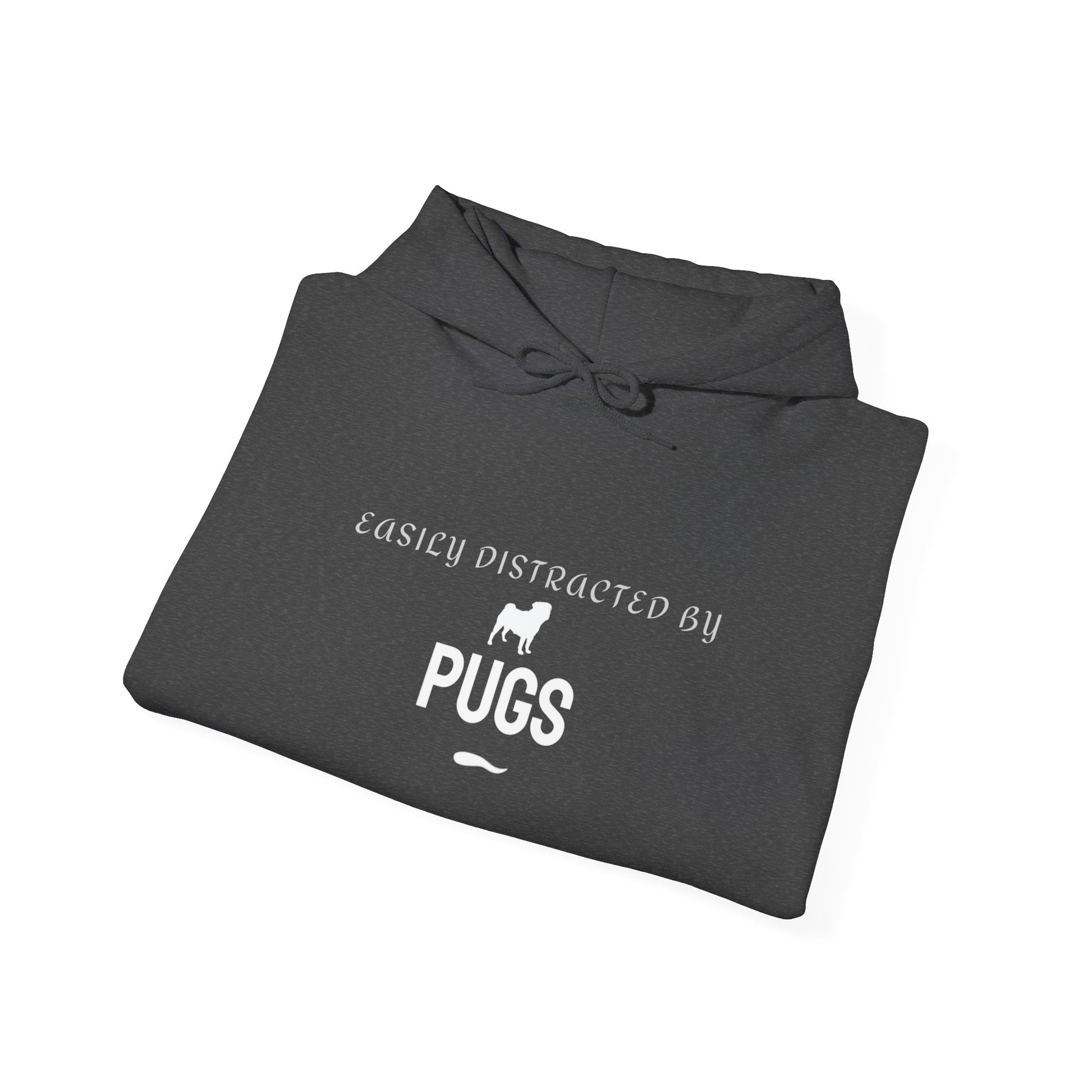 Easily Distracted by Pugs navy lifestyle shot