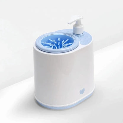 electric paw cleaner with rotating cleaning system