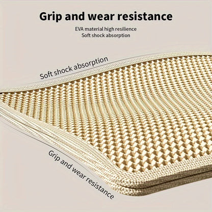Easy-clean EVA cat litter mat for large and small cats