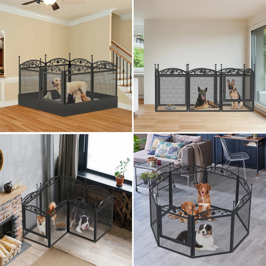 Dog whelping pen for safe indoor or outdoor use