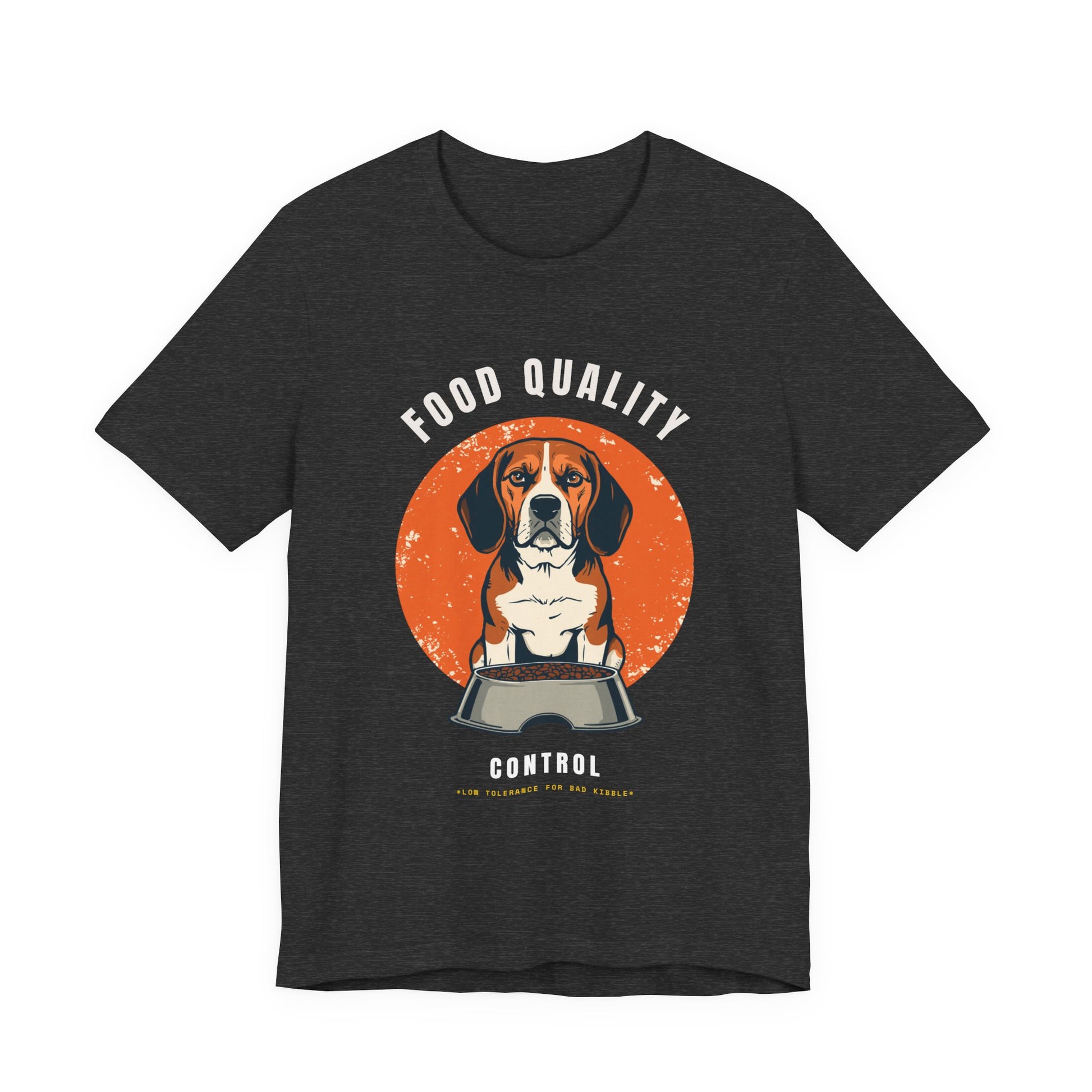 Food Quality Control Beagle t-shirt — folded product photo