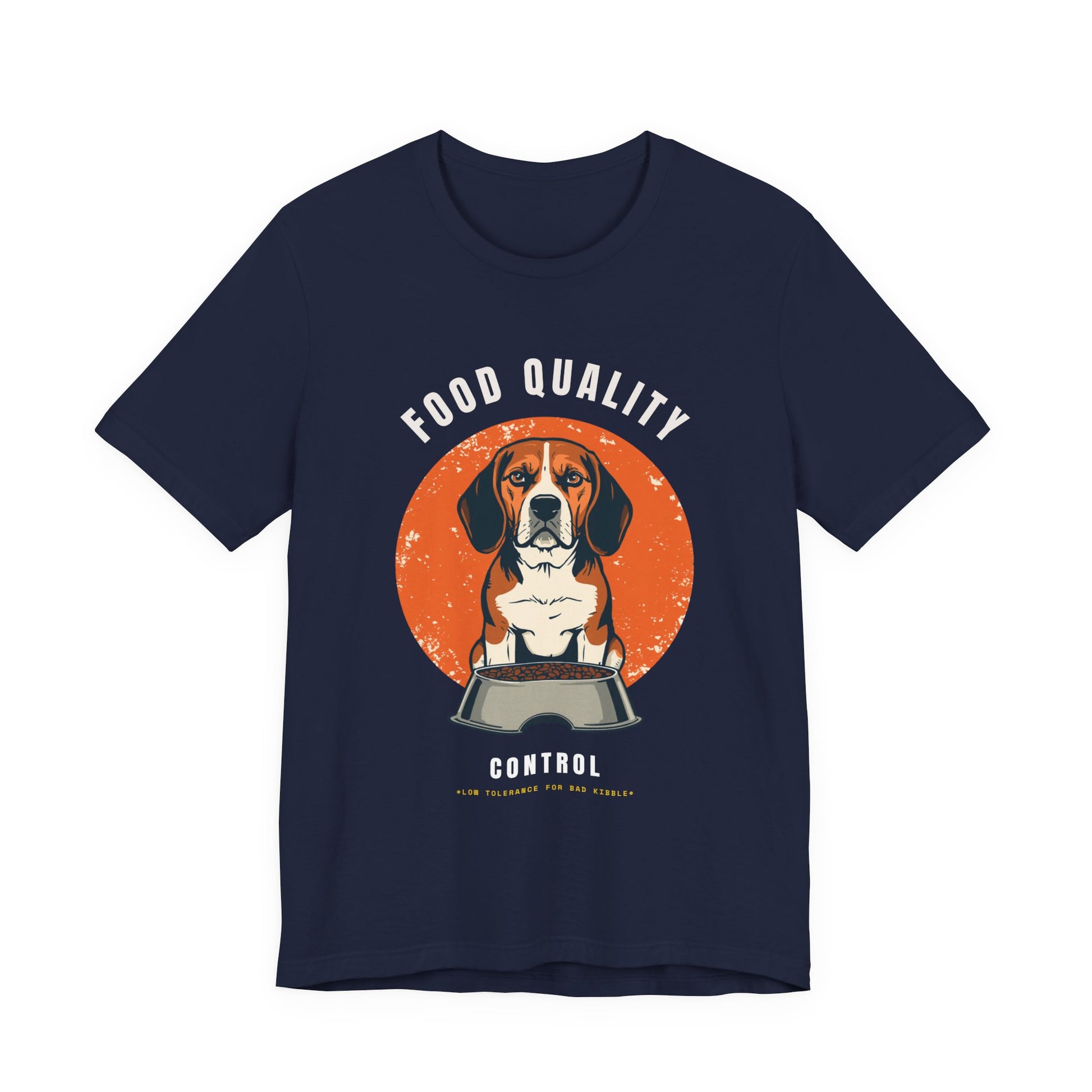 Food Quality Control Beagle t-shirt — additional colourway shot
