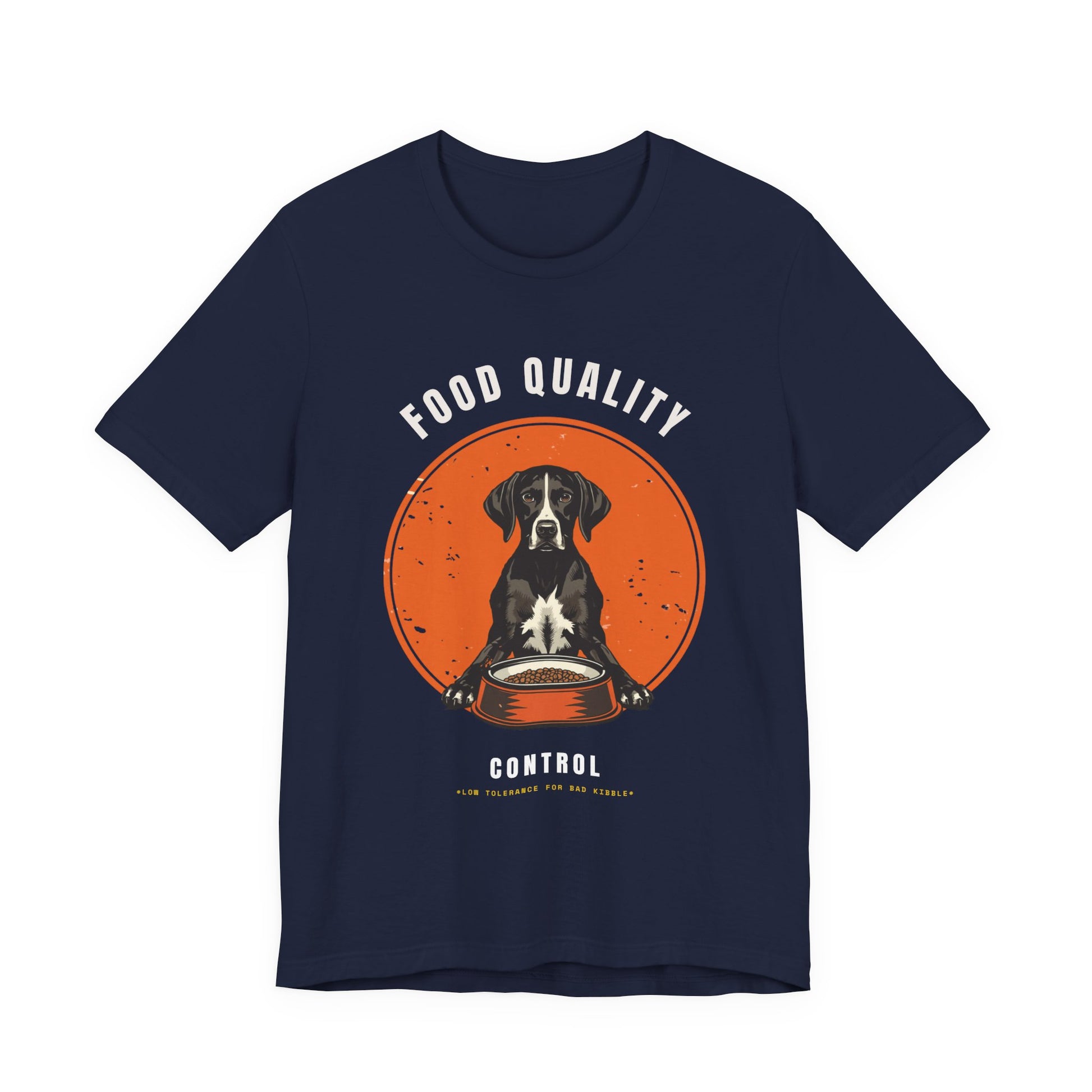 Food Quality Control German Shorthaired Pointer t-shirt — additional colourway shot