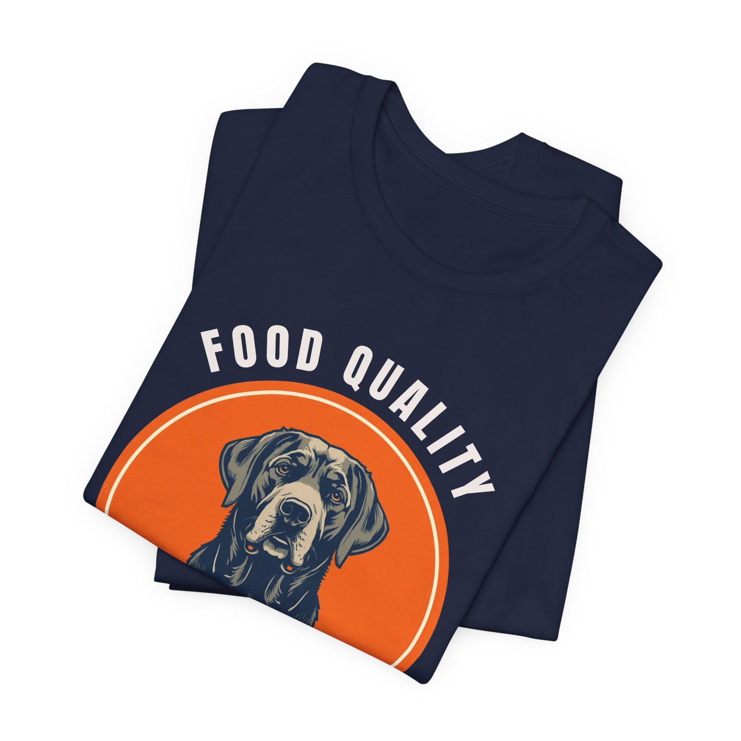 Food Quality Control Labrador t-shirt — model pose three