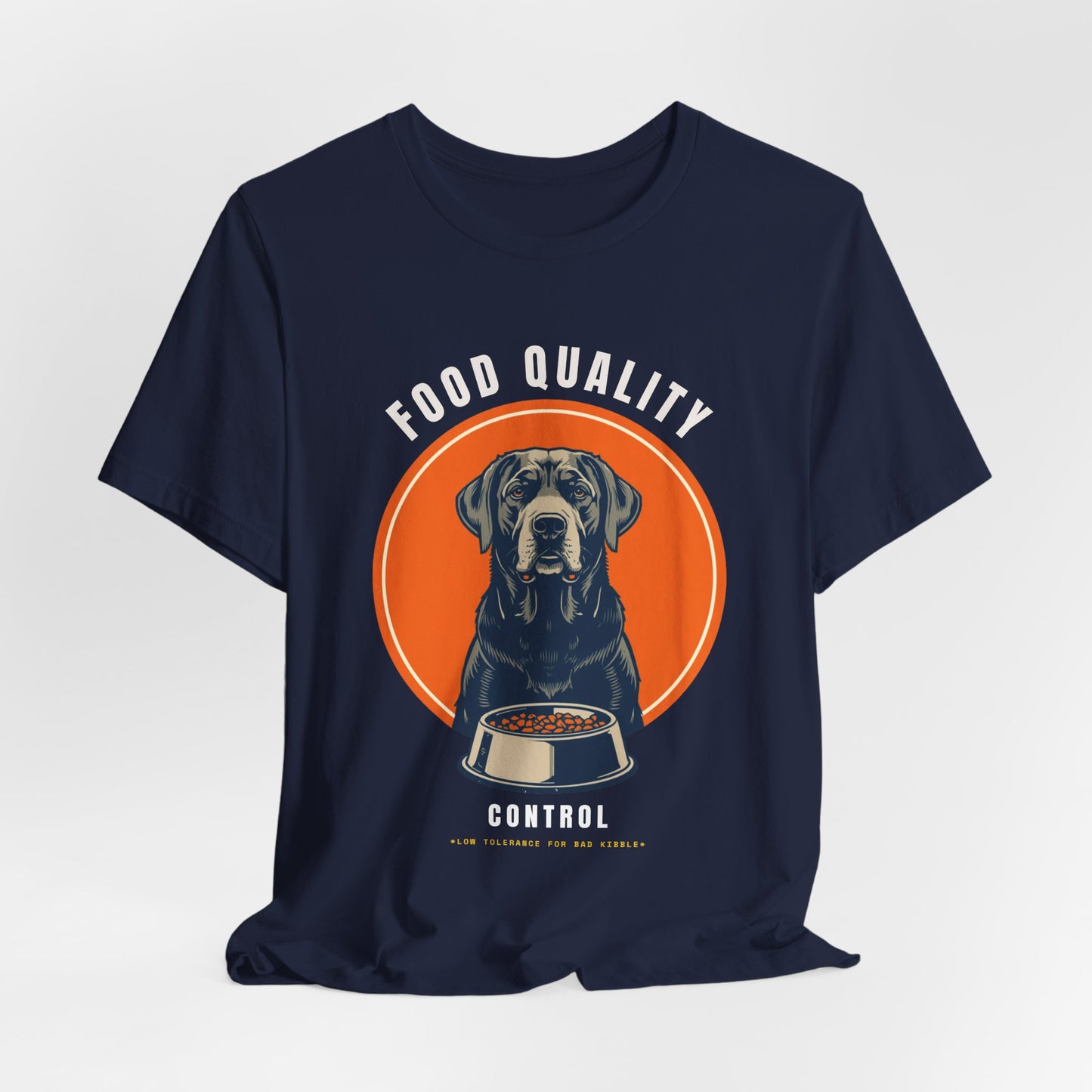 Food Quality Control Labrador t-shirt — final product photo