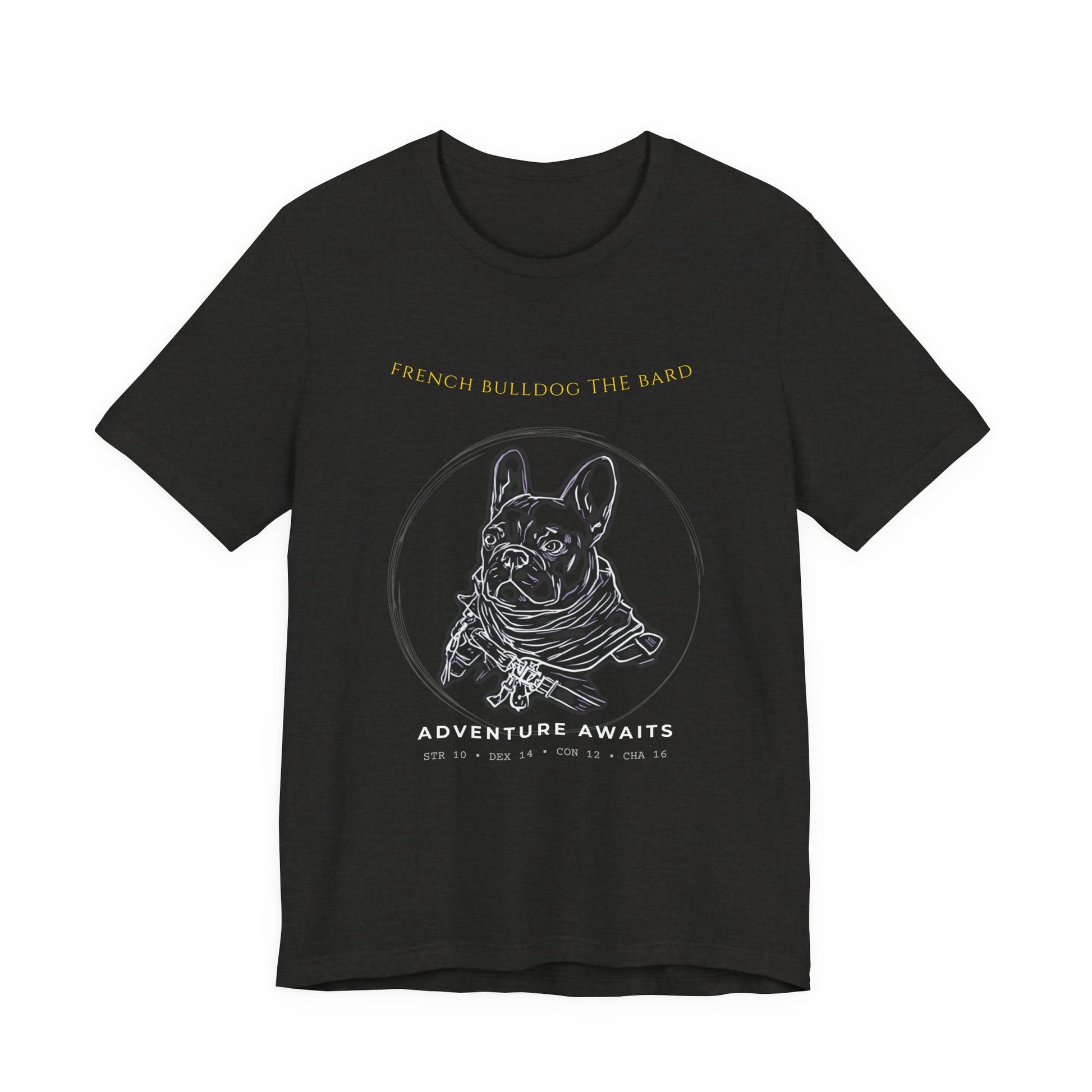 French Bulldog The Bard T-Shirt navy colourway