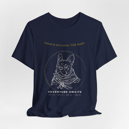 French Bulldog The Bard T-Shirt tabletop gaming tee