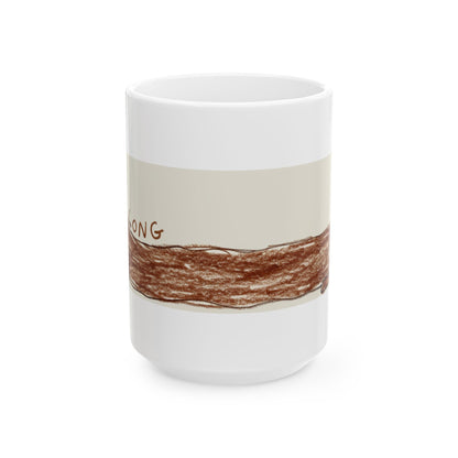 Dachshund ceramic coffee mug, 11oz and 15oz funny sausage dog gift - view 2