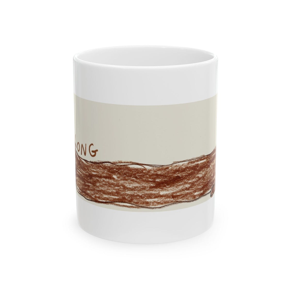 Dachshund ceramic coffee mug, 11oz and 15oz funny sausage dog gift - view 3
