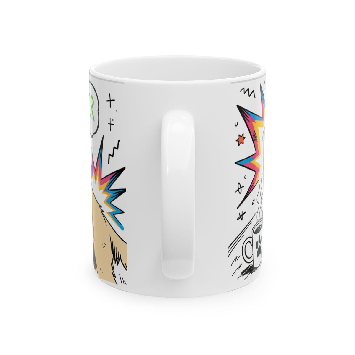 Funny Golden Retriever ceramic coffee mug, 11oz and 15oz dog lover gift - view 4