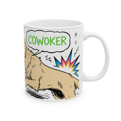 Funny Golden Retriever ceramic coffee mug, 11oz and 15oz dog lover gift - view 6