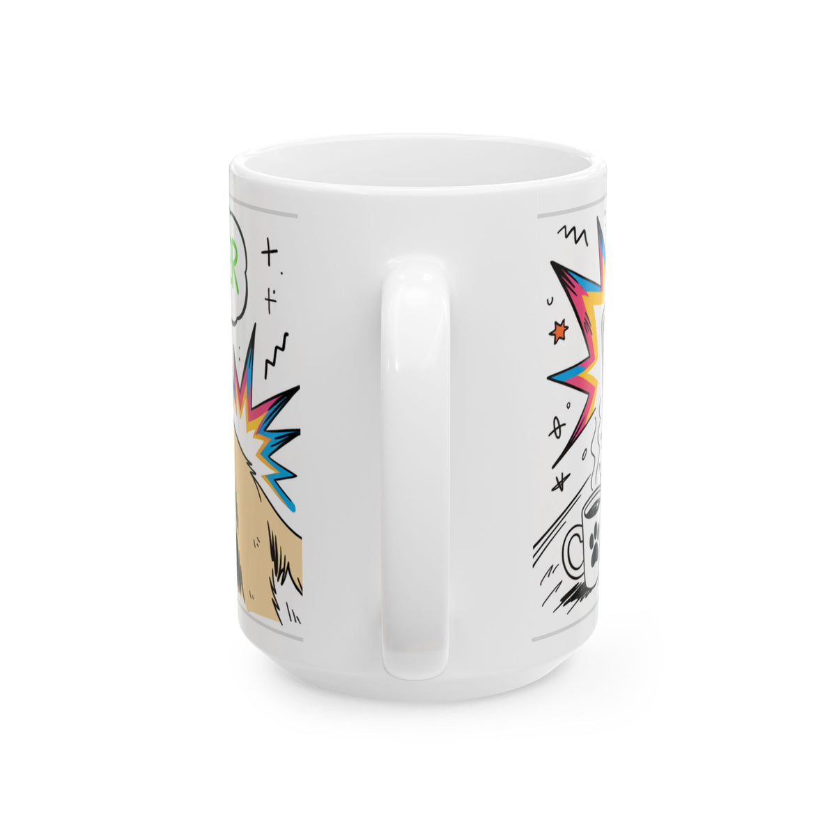 Funny Golden Retriever ceramic coffee mug, 11oz and 15oz dog lover gift - view 11