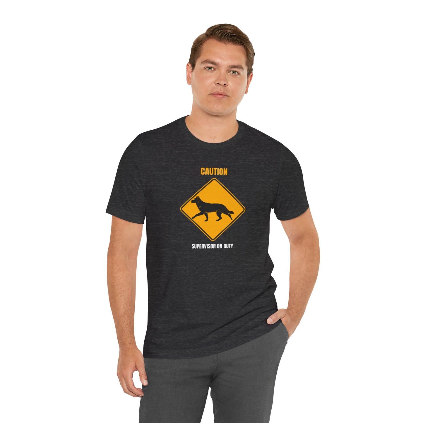 German Shepherd Caution Supervisor On Duty t-shirt - view 19
