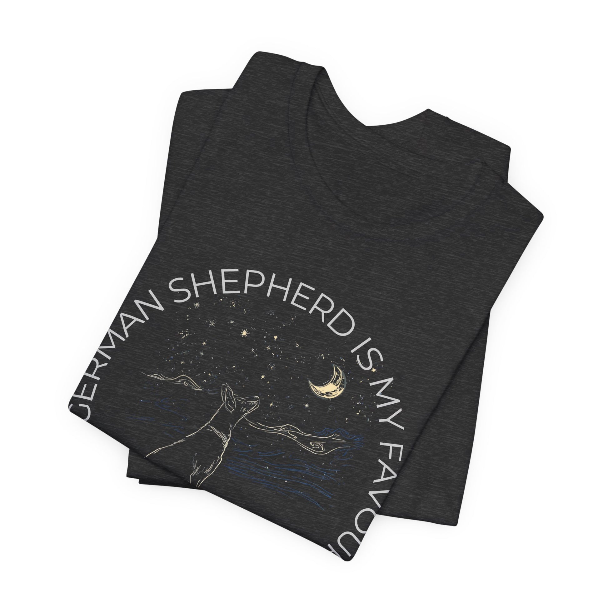 German Shepherd Cosmic Companion T-Shirt gift for dog mum