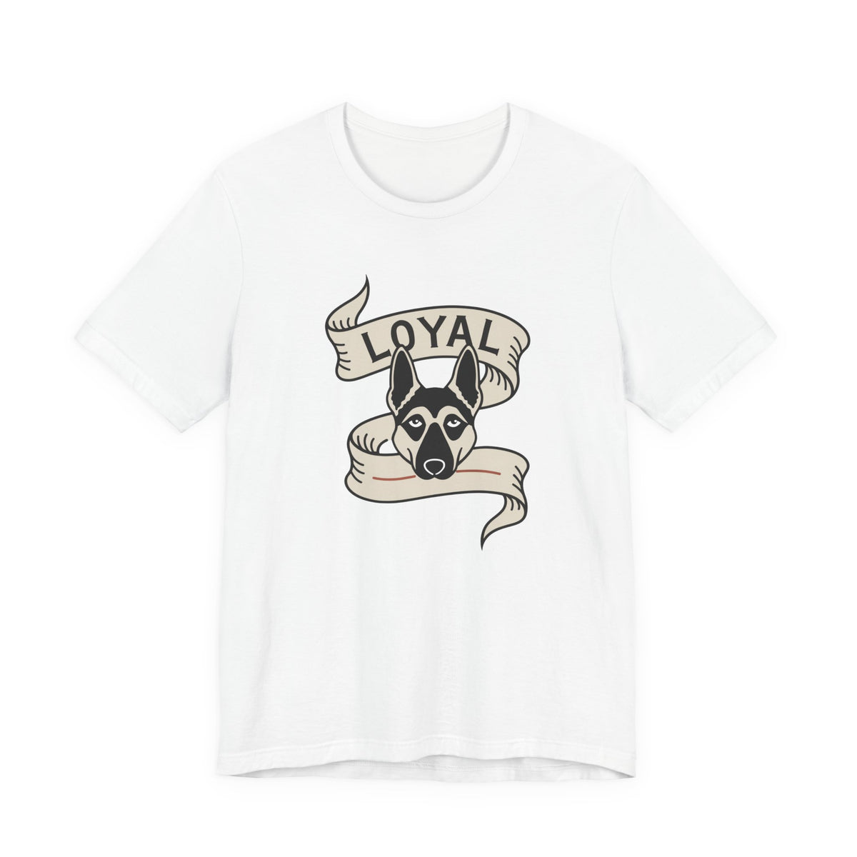German Shepherd Loyal Ribbon unisex t-shirt, photo 6