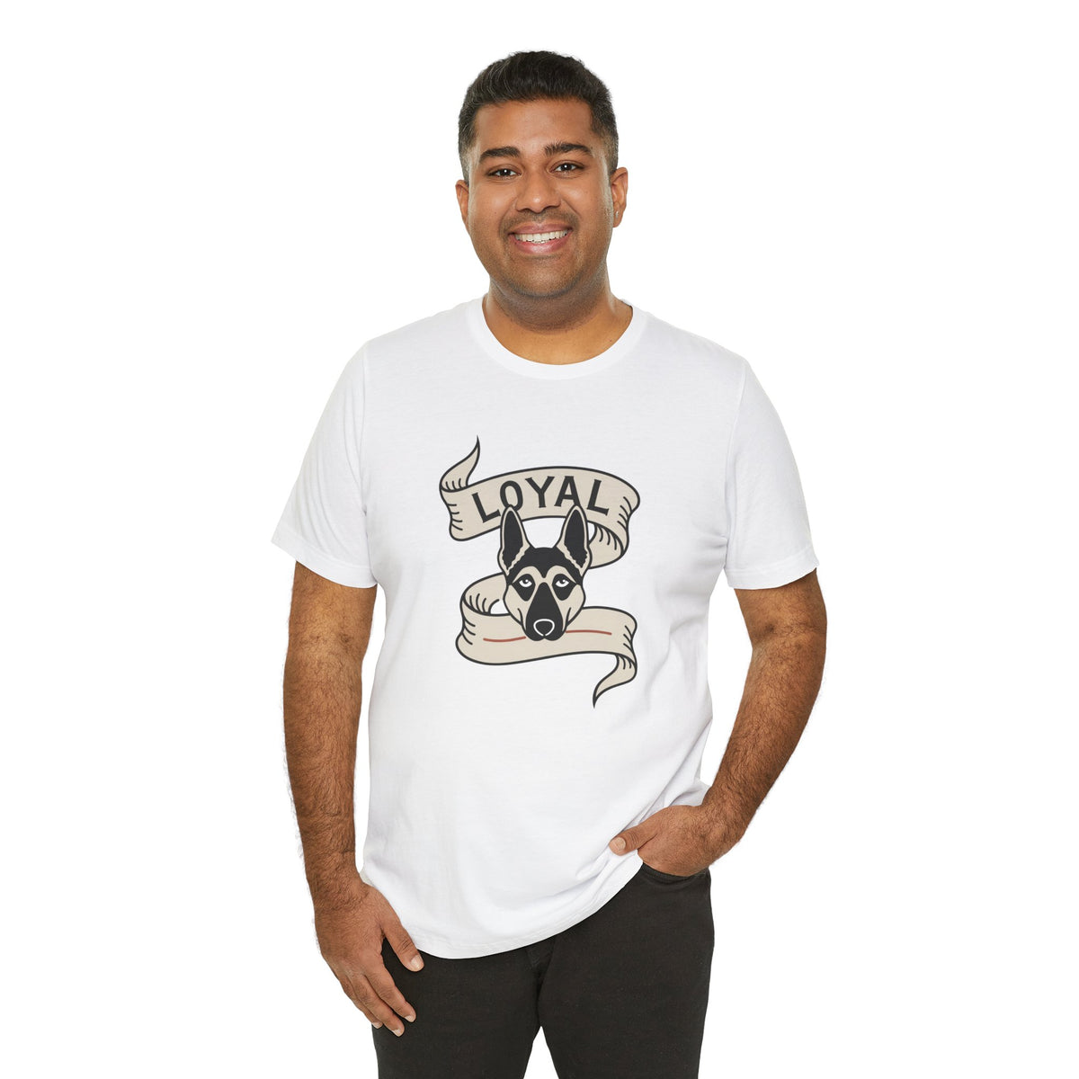 German Shepherd Loyal Ribbon unisex t-shirt, photo 10