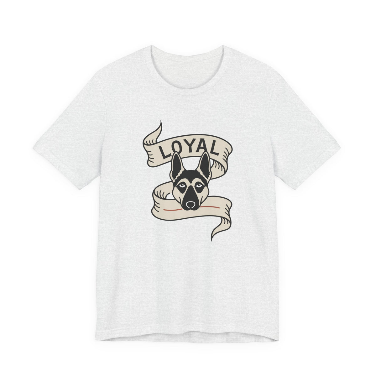 German Shepherd Loyal Ribbon unisex t-shirt, photo 12