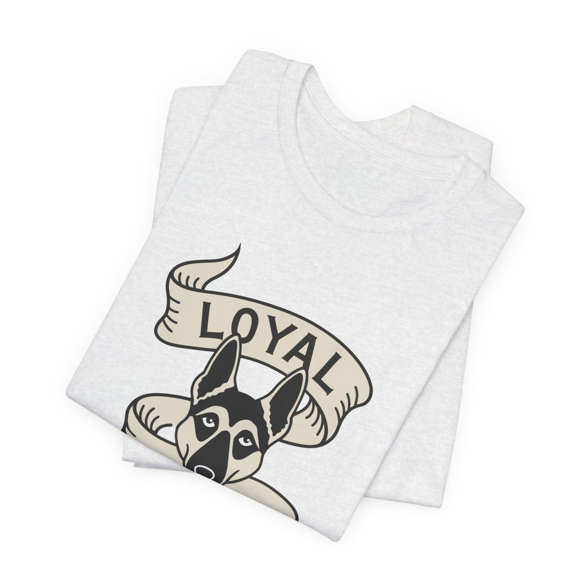 German Shepherd Loyal Ribbon unisex t-shirt, photo 14