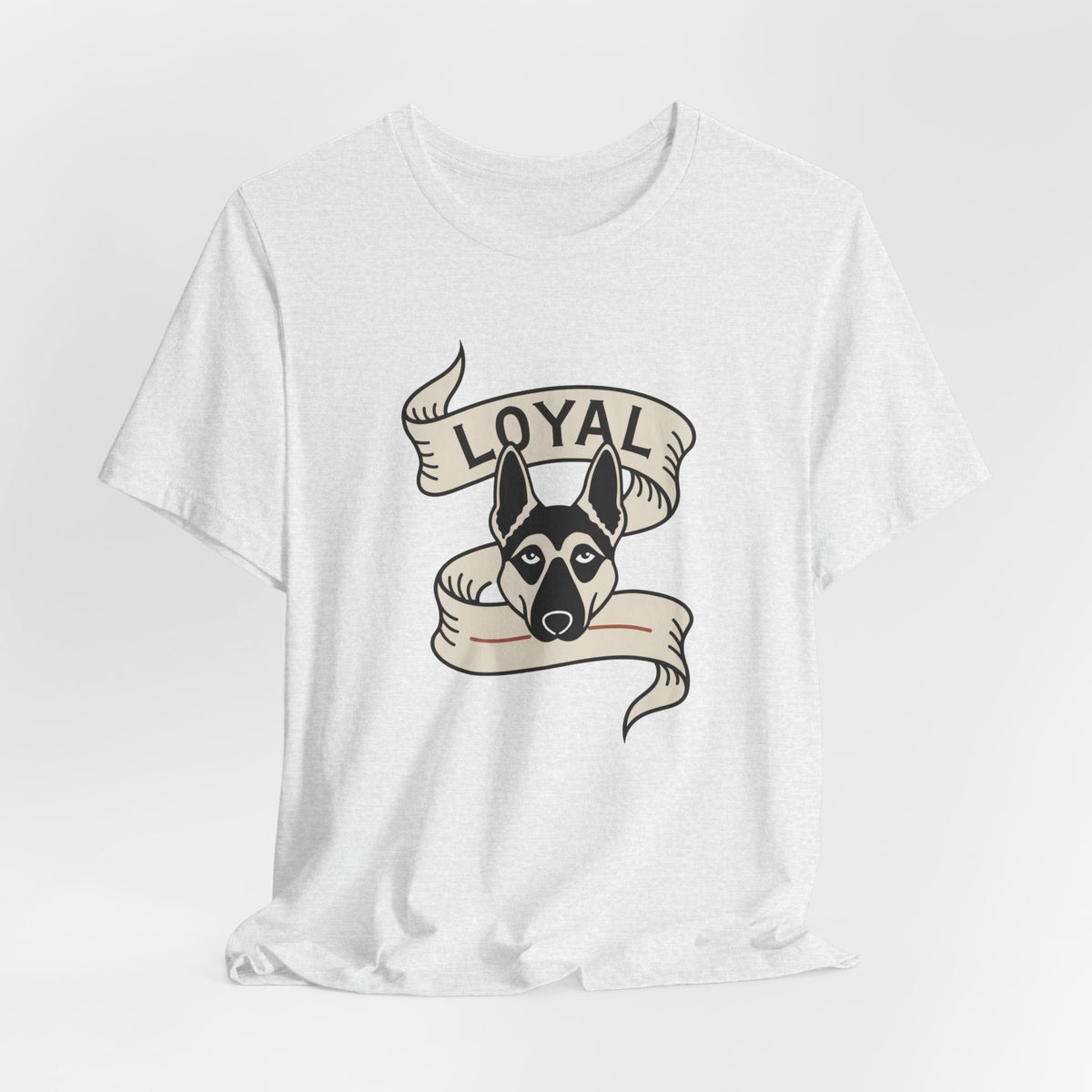 German Shepherd Loyal Ribbon unisex t-shirt, photo 15
