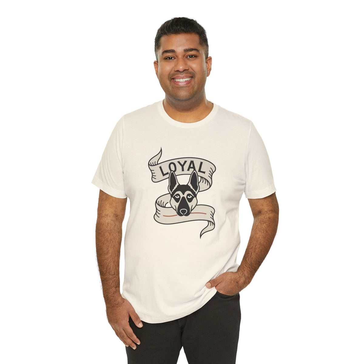 German Shepherd Loyal Ribbon unisex t-shirt, photo 22