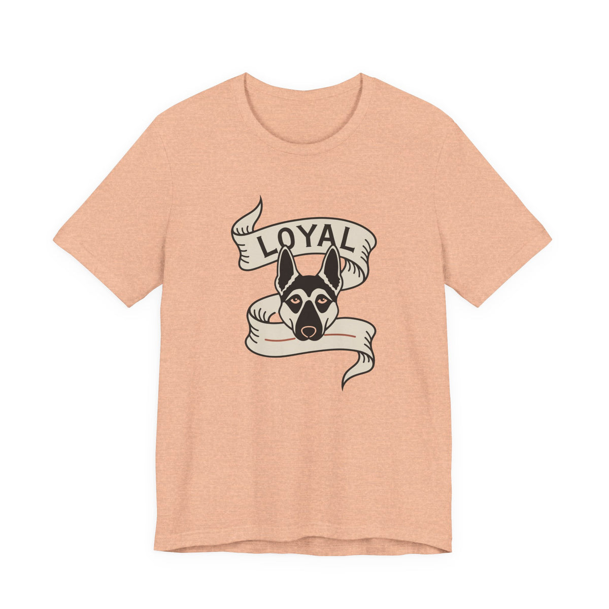 German Shepherd Loyal Ribbon unisex t-shirt, photo 24