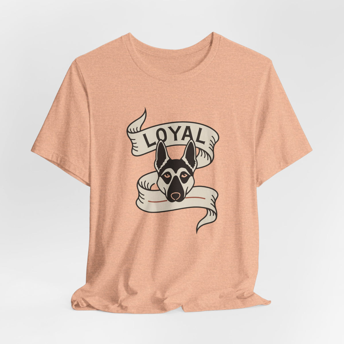 German Shepherd Loyal Ribbon unisex t-shirt, photo 27