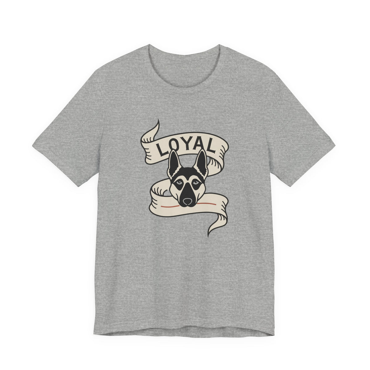 German Shepherd Loyal Ribbon unisex t-shirt, photo 30