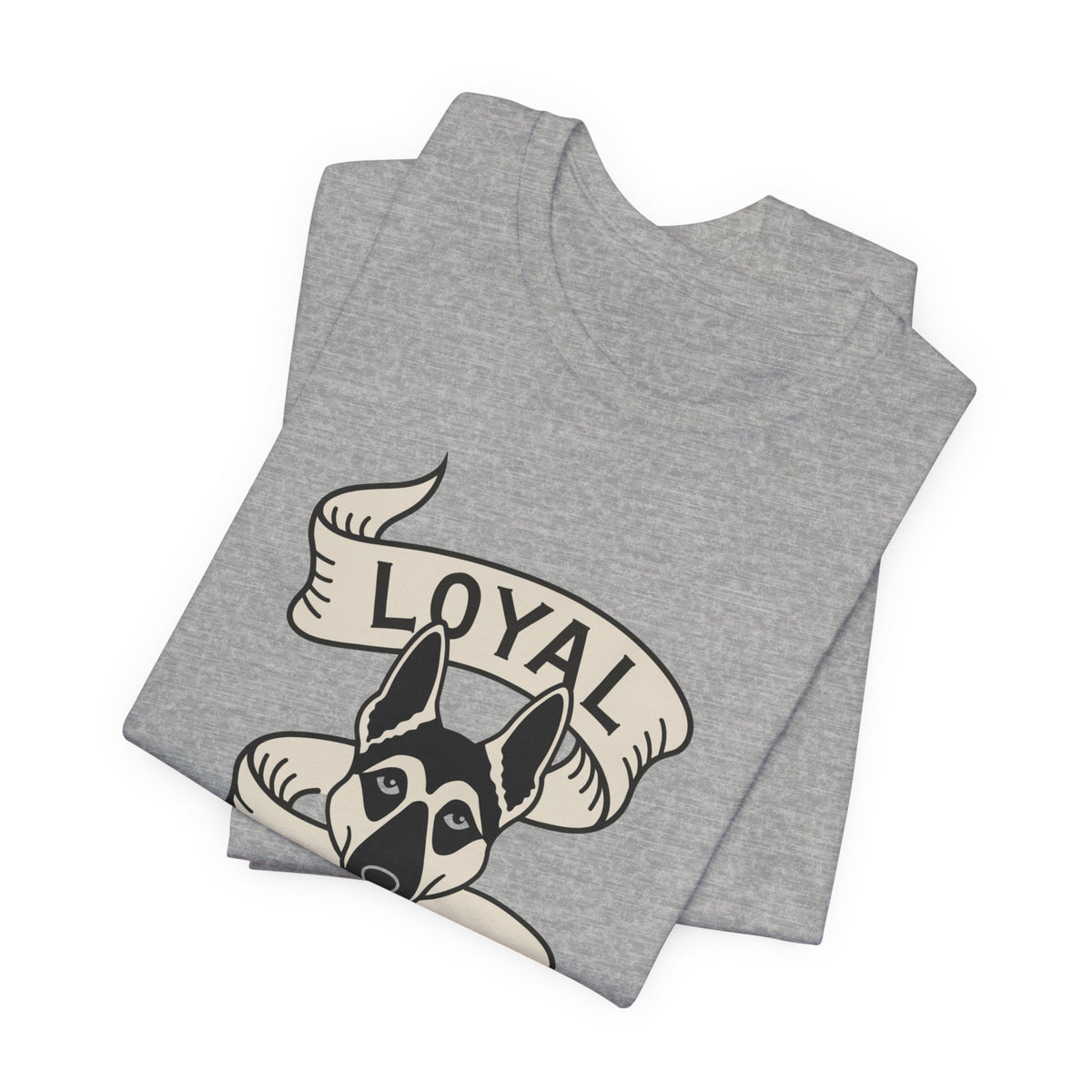 German Shepherd Loyal Ribbon unisex t-shirt, photo 32