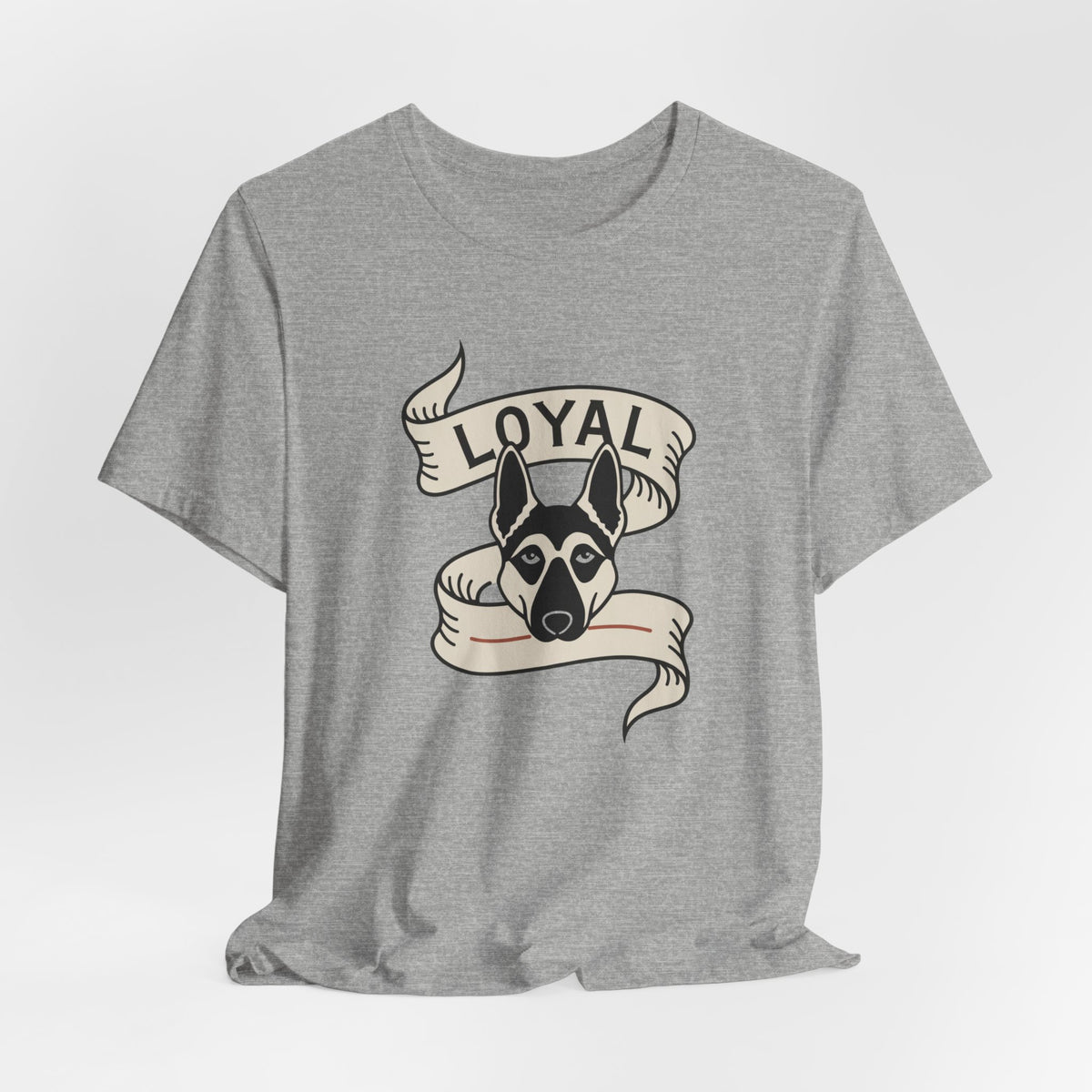 German Shepherd Loyal Ribbon unisex t-shirt, photo 33