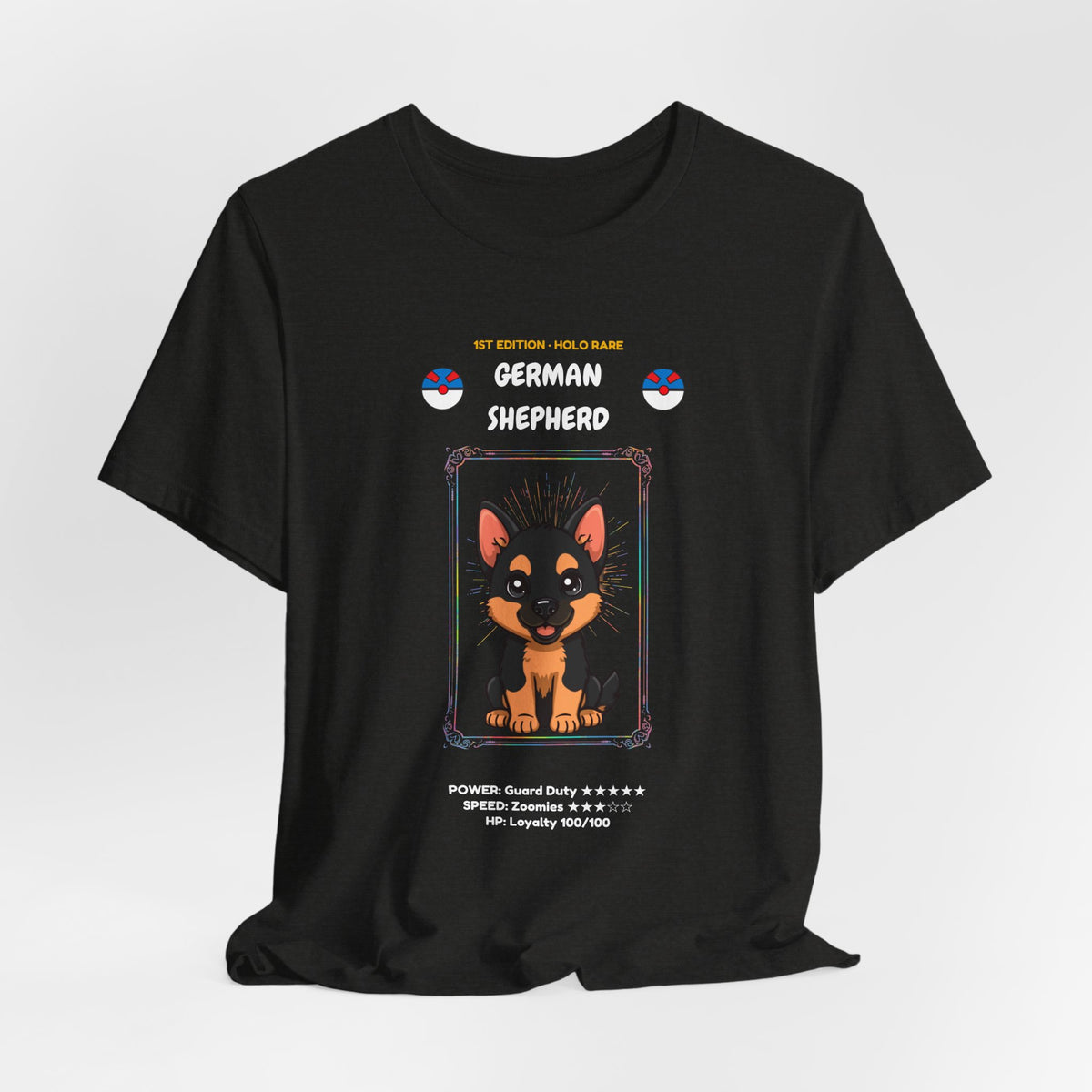 German Shepherd Rookie Card t-shirt - trading card design view 15