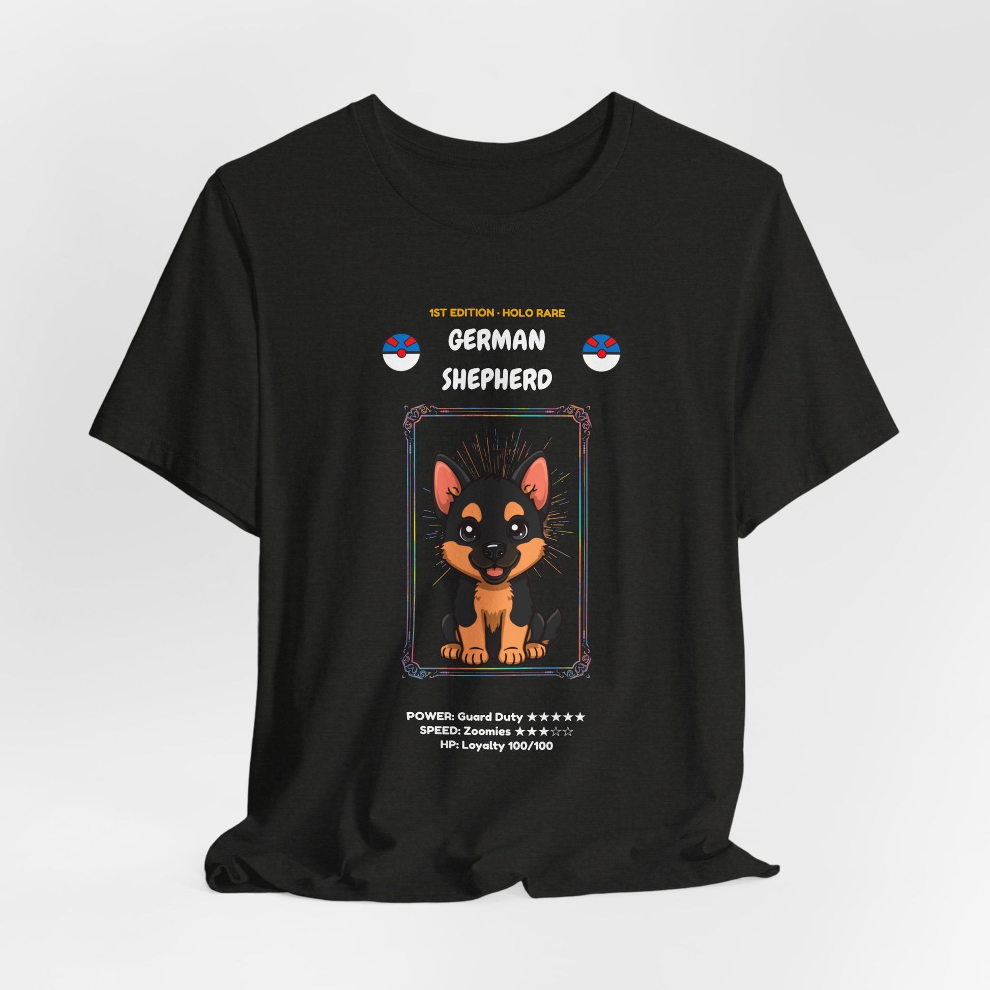 German Shepherd Rookie Card t-shirt - trading card design view 15